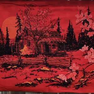 Red Velvet Cabin in the Woods VTG